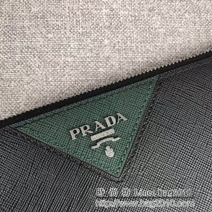 PRADA普拉達 官網同步 專櫃最新款式 男士手包 2NG05V DD1135